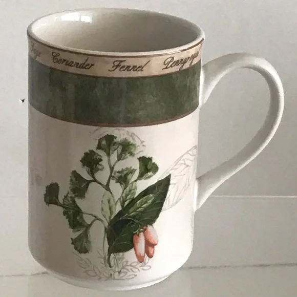 American Atelier | Dining | American Atelier Bouquet Garni Stoneware Tall Coffee  Mug Parsley Pepper Vtg | Poshmark